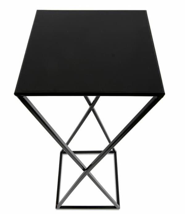 Moderne stående blomsterstativ 70 cm sort