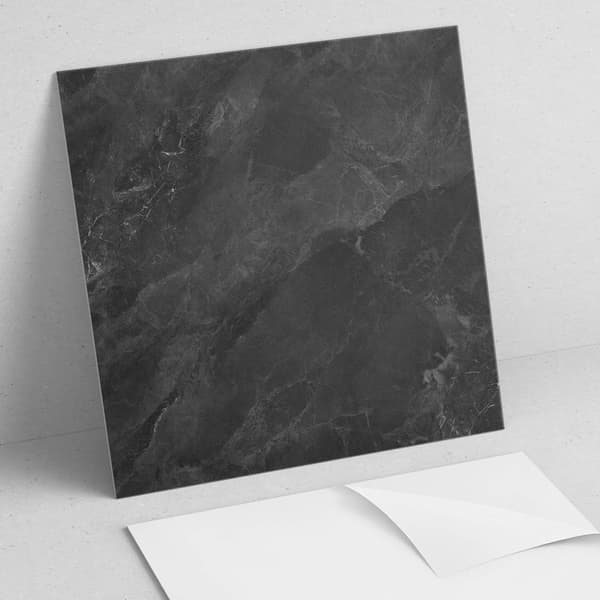 Keittiöaiheinen vinyylilaattasetti, luonnonkivikuvio, 9x30x30 cm