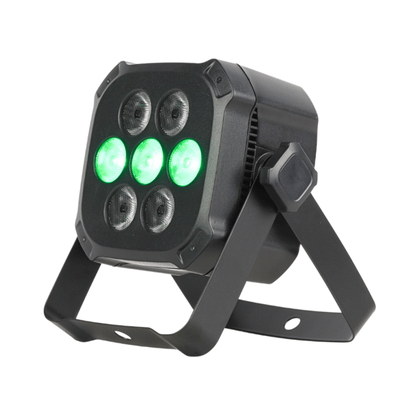 LIGHT4ME CUBE PAR 7X3W reflektor PAR scenelys lyseffekt LED RGB