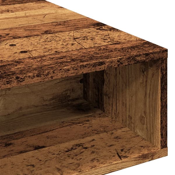 vidaXL Soffbord, Antikträ, 105x55x32 cm