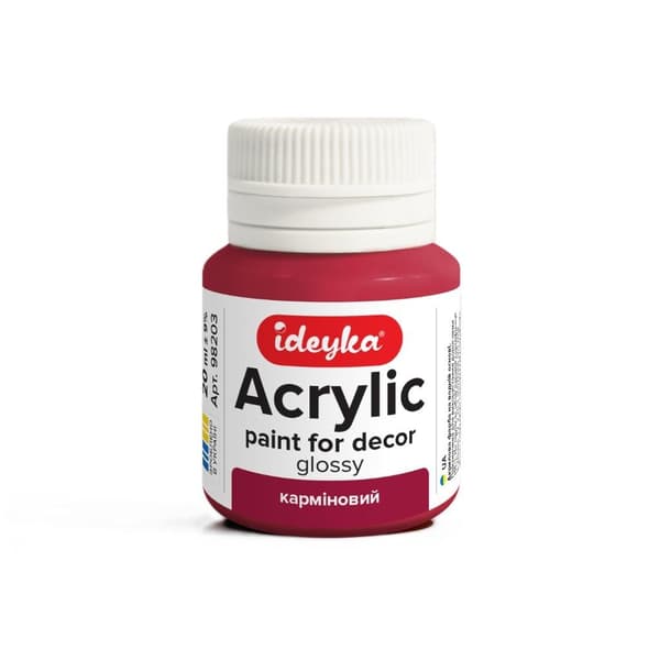 Karmin akrylmaling 20 ml