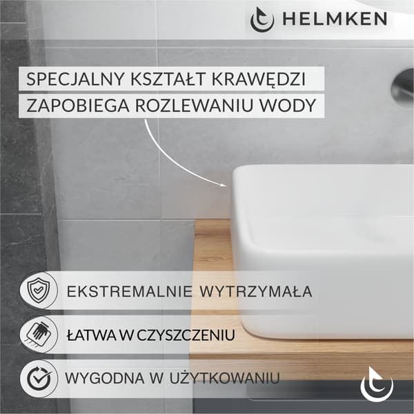 Helmken 84261000 Bordvask (61,5x41) Hvid