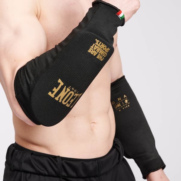 LEONE1947 Underarmsbeskyttere Sort/Guld S/M