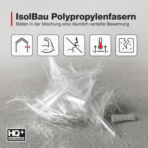 IsolBau Polypropeenikuidut PP 12mm Polypropeenikuitu 20 kg