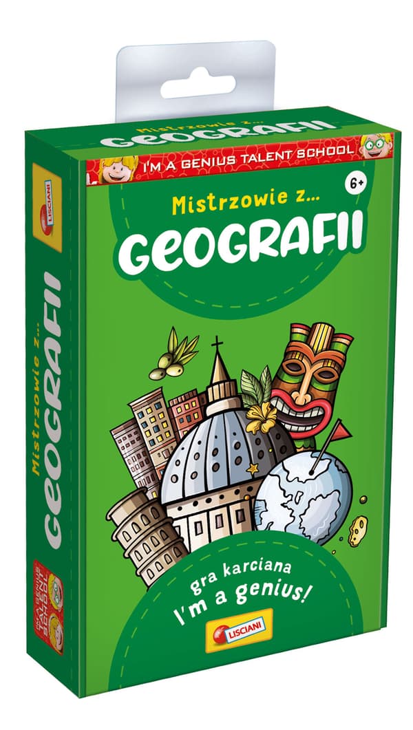Lisciani. Olen nero. Maantieteen mestarit.