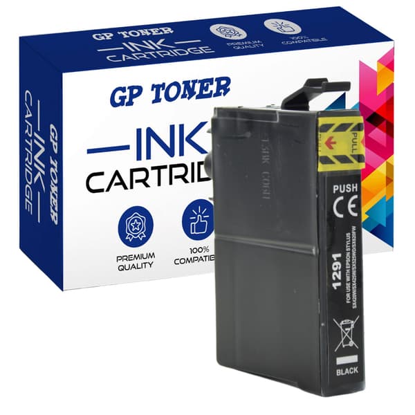 Muste Epson T1291 GP-E1291BK -tulostimeen