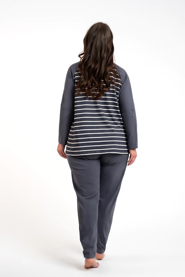 Oda dampyjamas långärmad, långbyxor S