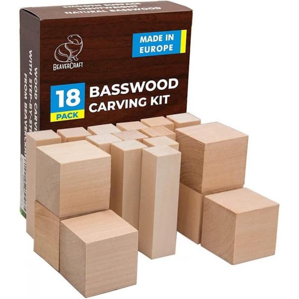 Beaver Craft 18-delt lindetræsskæringssæt BW18
