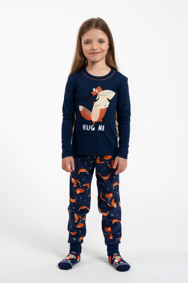 Wasilla flickpyjamas långärmad, långbyxor 8 år
