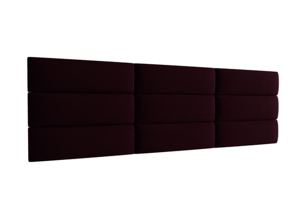 Klädd panel 40x15 Magic Velvet 2202 (Vinröd)