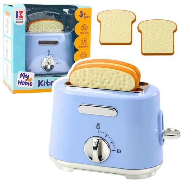 Blå toastbrødrister