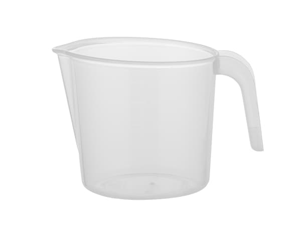OVAL MÅLEDISPENSER I PLASTIK 1,5 L