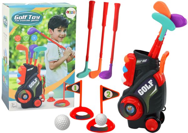 Minigolfset för barn med hjulvagn