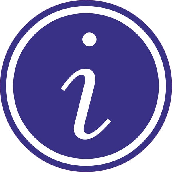 Informationsdekal - INFORMATIONSPUNKT 10 cm