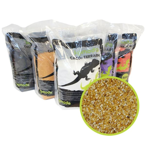 Komodo CaCo3 Sand Caramel - spiseligt sand til krybdyr