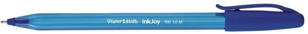 INKJOY KULSPETTSPENNA 100 KORKAR BLÅ VP (100)