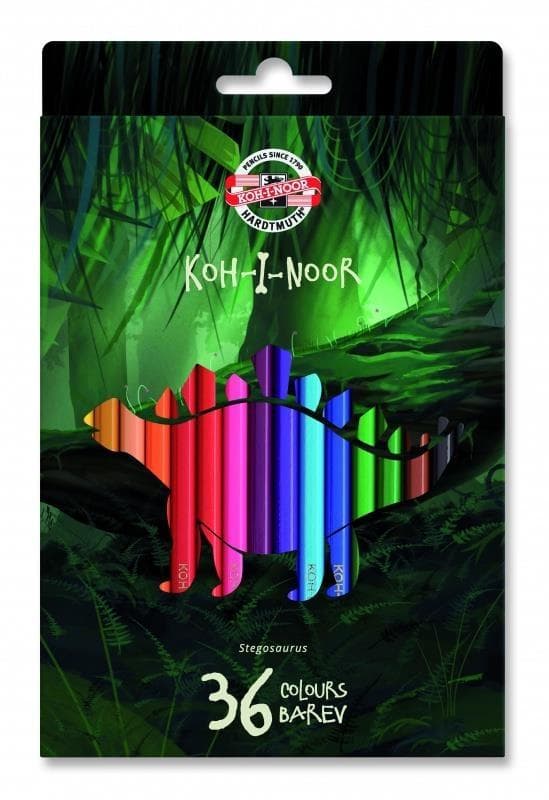 3595 Dino-farveblyanter 36 farver