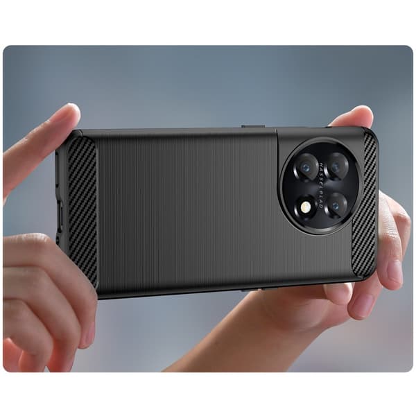 Etui til OnePlus 11 5G, Karbon, sort