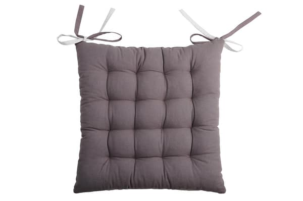 DUO stolskudde 40x40 silvergrå