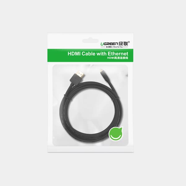 Micro HDMI - HDMI 4K 60Hz 3m musta kaapeli