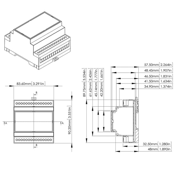 Tuya 8-kanals CH8W Wi-Fi gulvvarmestyring