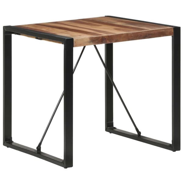 vidaXL spisebord 80x80x75 cm sheeshamtræfinish