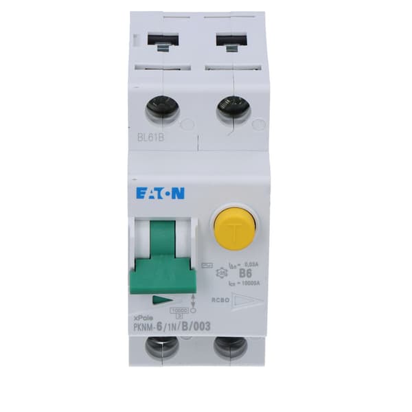 Overstrømsafbryder med differentialmodul 1+N-poler pknm-6/1N/B/003-MW