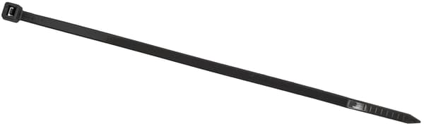 Heckermann nippusiteet 2,5x200mm 100 kpl - Musta