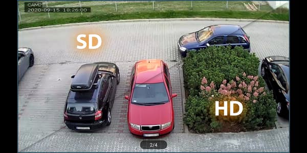 WIFI-ÖVERVAKNINGSINSPELARE 4 HD-KAMEROR ANDROID