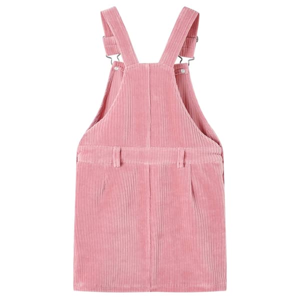Børneoveralls, corduroy, lyserød, 116