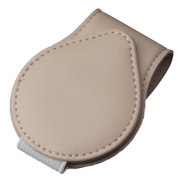 Bärbar solglasögonhållare, beige