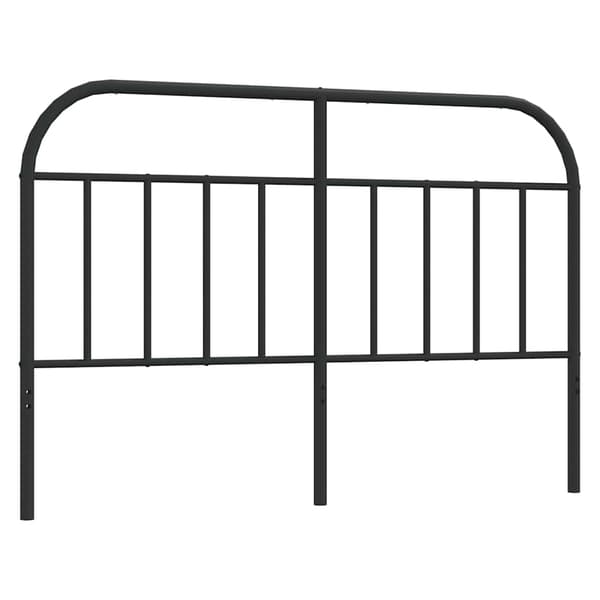 vidaXL metalsengegavl sort 140 cm