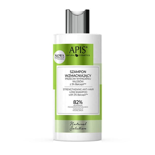 Apis Natural Solution Styrkende Shampoo Mod Hårtab 3% Baicapil 300ml