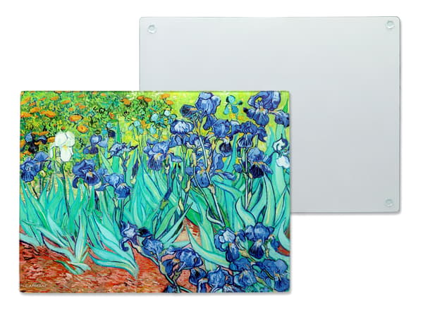Glastavla - V. van Gogh, Irisar (CARMANI)