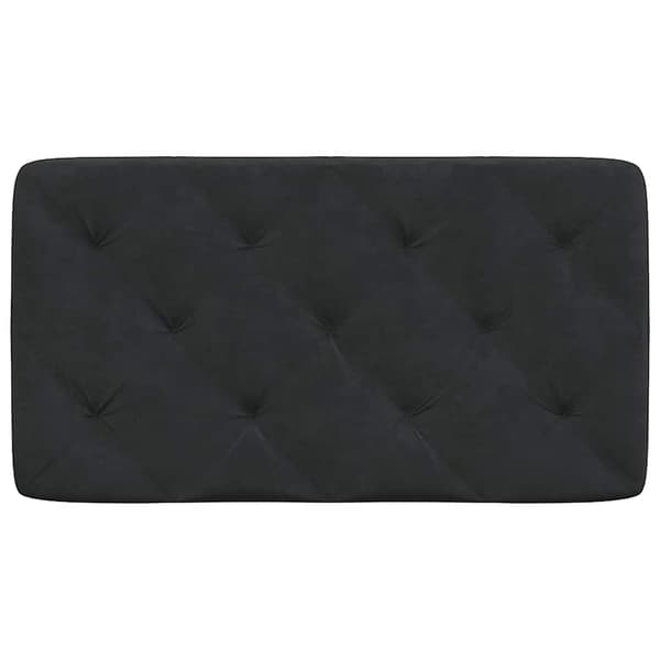 vidaXL hovedgærdehynde, sort, 80 cm, fløjl