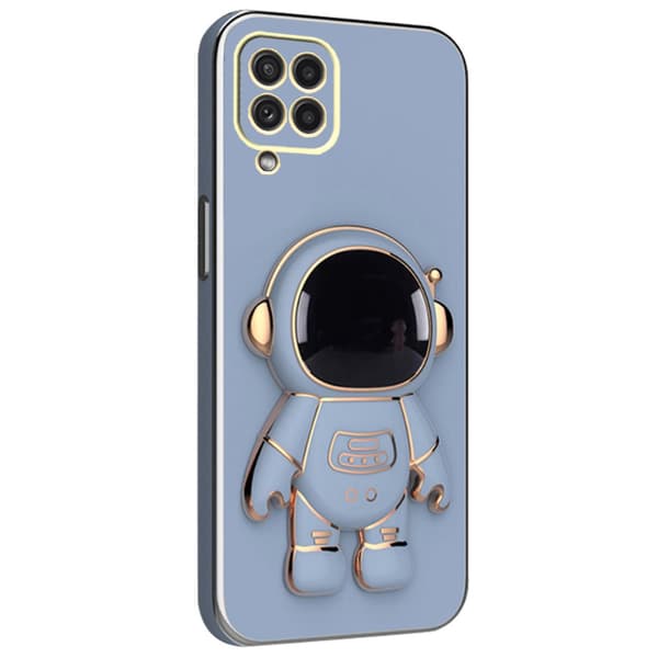 Samsung Galaxy A22 4G cover, Astronaut, Blå