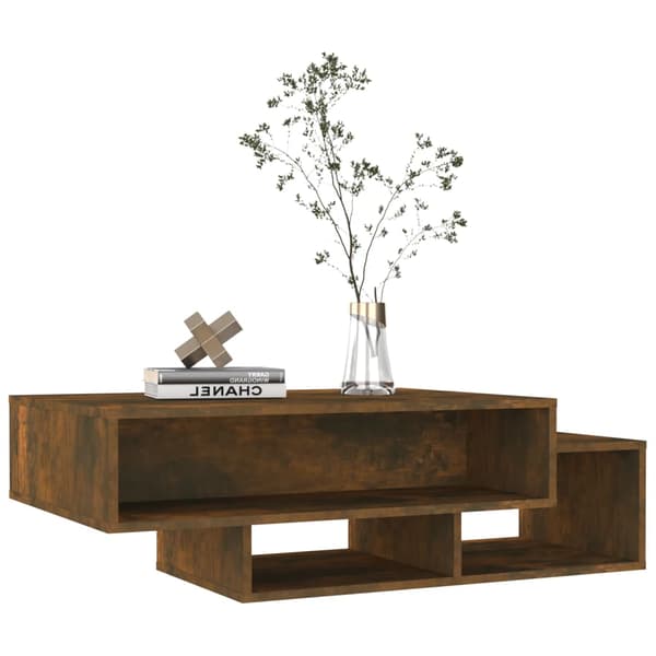 vidaXL sofabord røget eg 105x55x32 cm