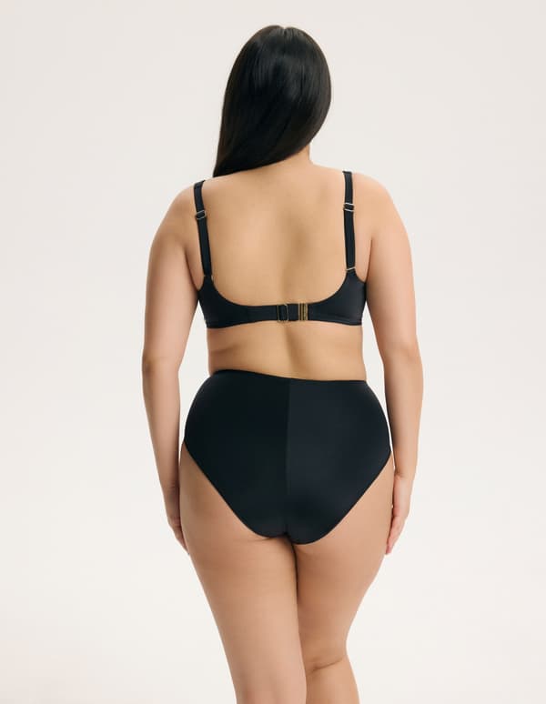 SANARY Esotiq Vatteret Bikinitop | Sort 90D