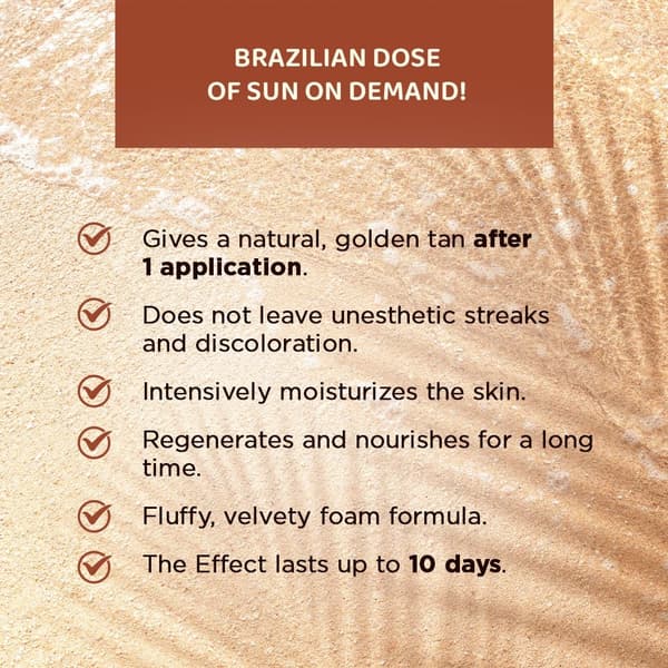 Express bronzing body foam