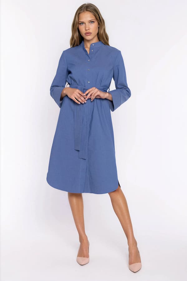 Jeansklänning - blå denim 40