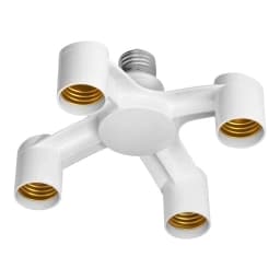 Splitteradapter för lamphållare E27 4xE27