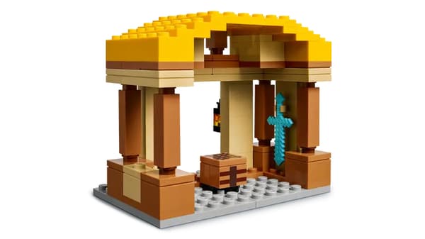 LEGO Minecraft Spökballongbyattacken 555-delars set (21273)