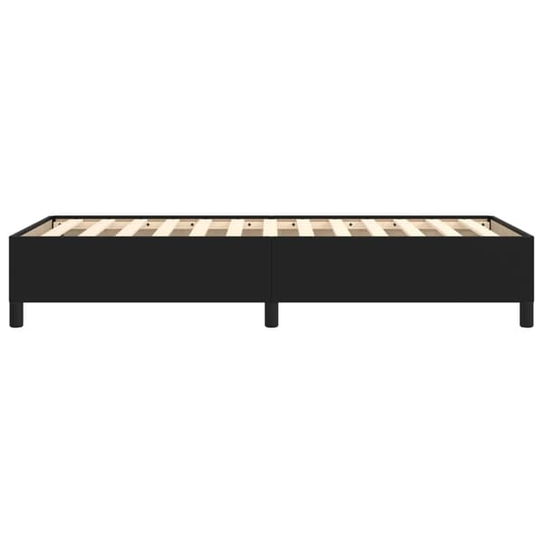 vidaXL sengestel sort 100x200 cm kunstlæder