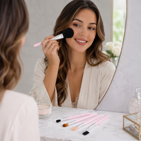 MULTIFUNKTIONELT KOSMETISK MAKEUPPENSLESÆT