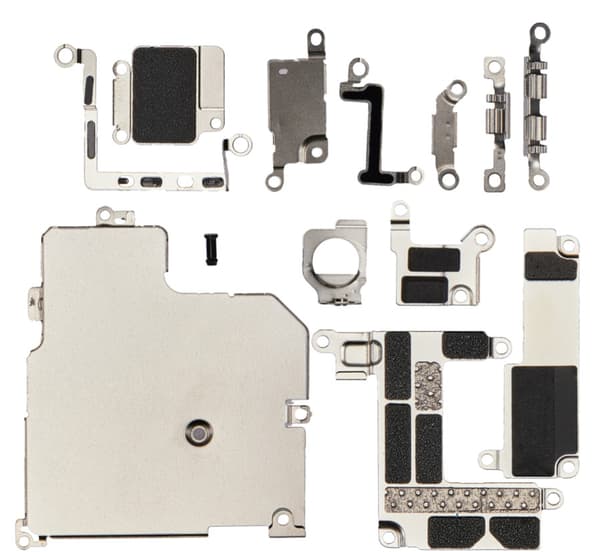 Set med metallplattor för Apple iPhone 13 Pro