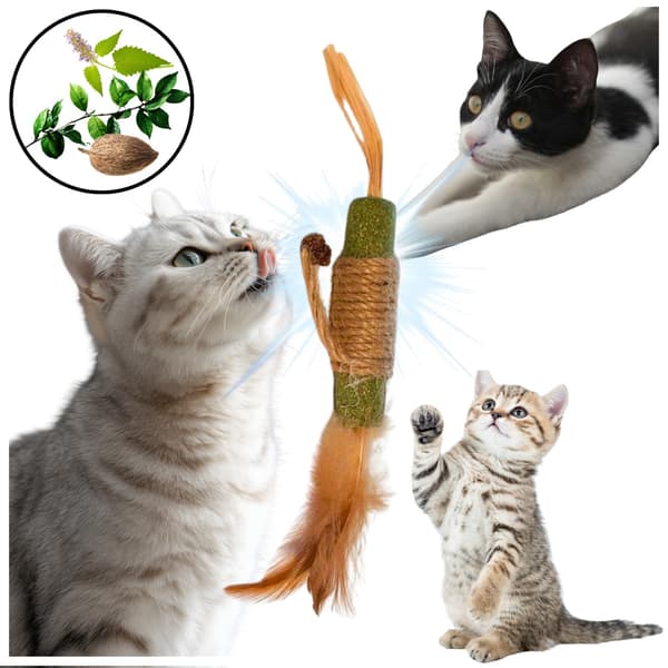 Matatabi Stick Teether Naturlegetøj til Katte 20 cm - Renser Tænder