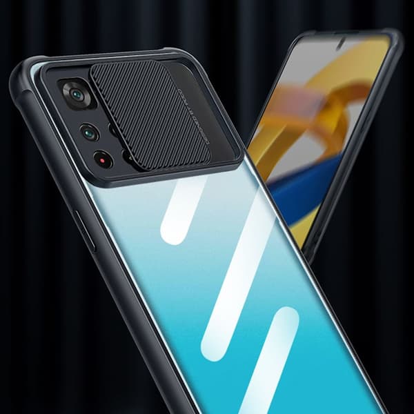 Tech-Protect CamShield Redmi Note 11S Poco M4 Pro 5G Sort
