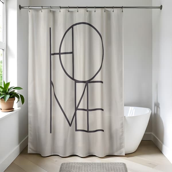 Luna2 badeforhæng 180x200 cm beige