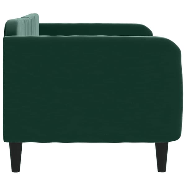 vidaXL Bäddsoffa mörkgrön 80x200cm klädd i sammet