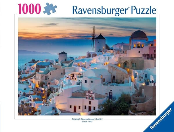 1000 Santorini-puslespil